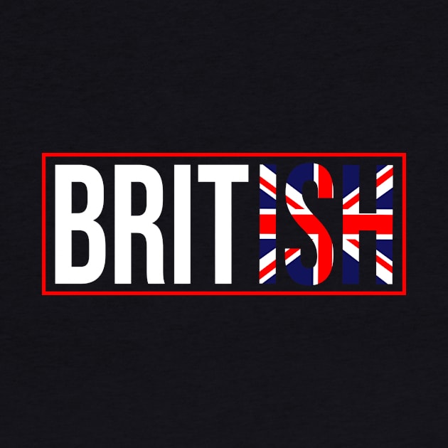 Cool British Flag. Proud Great Britain Flag by Jakavonis